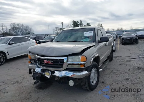 2006 GMC Sierra 1500 Slt из США, поврежденный, VIN 1GTEK19B76Z103589